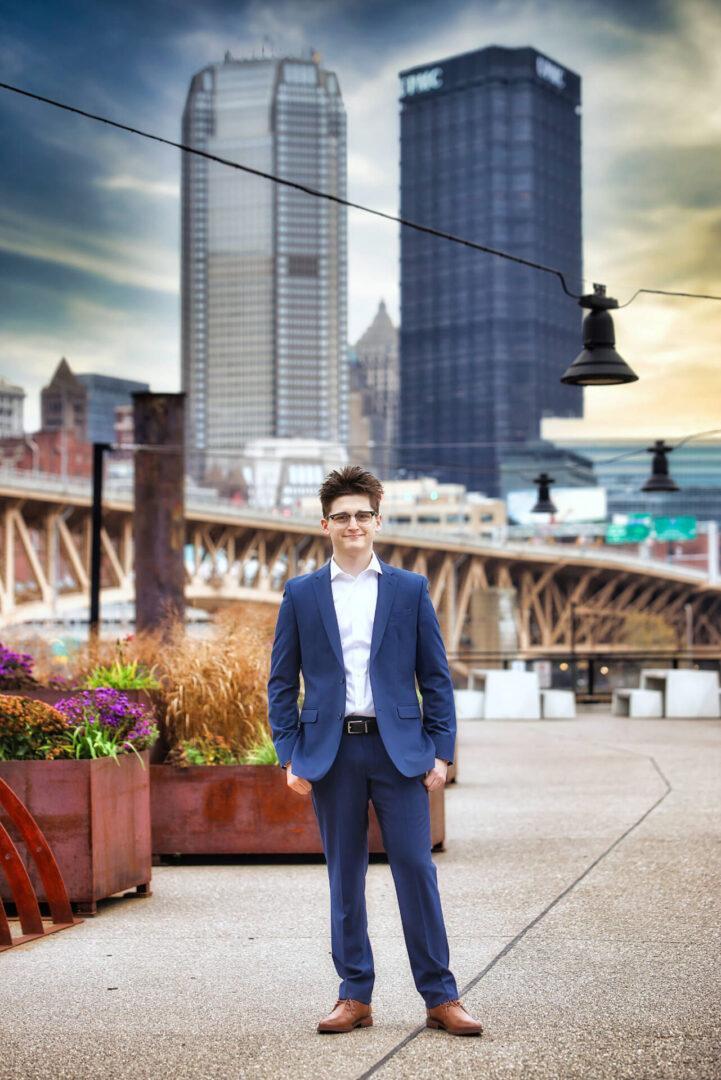 Senior picture in Pittsburgh