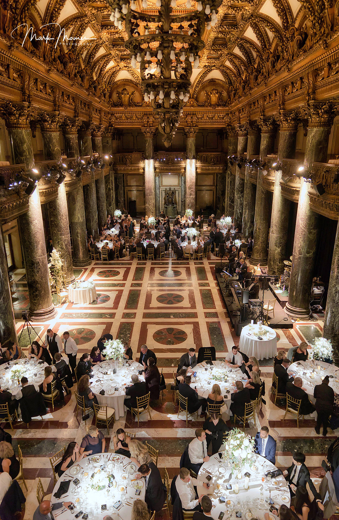 carnegie museum wedding photo